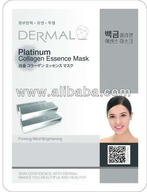 Dermal platinum collagen essence mask