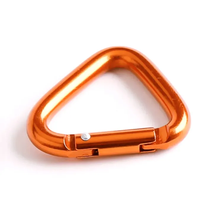Custom Aluminum Alloy Orange Large Triangle Carabiner For Gift Buy