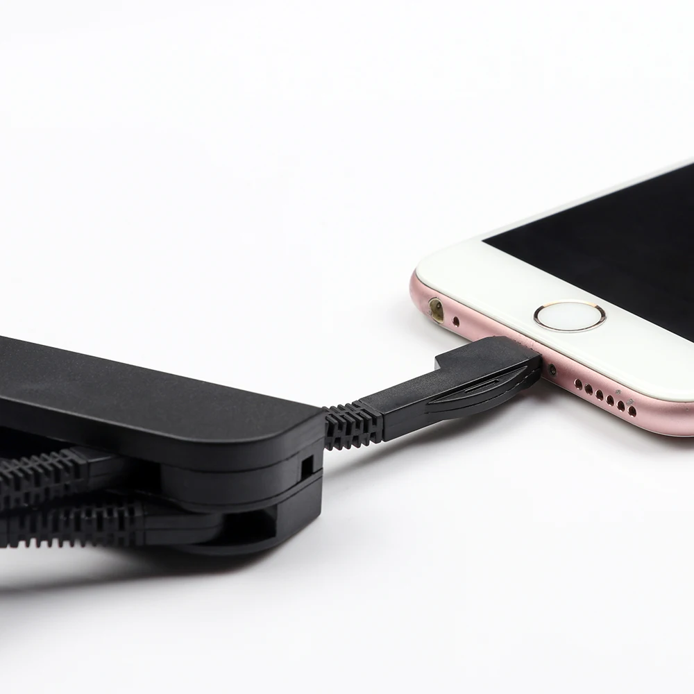 Swiss Army Knife Usb Cable,Portable 3 In 1 Charger Data Cable Electric