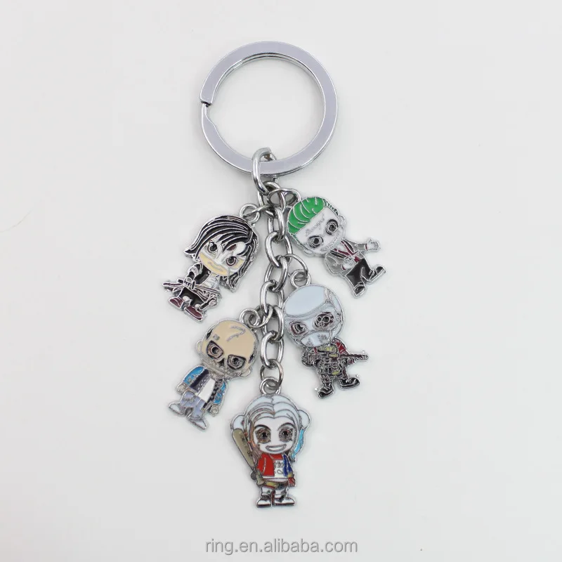 Llaveros Escuadrón Suicida Joker Deadshot Harley Quinn Suicide Squad Keychain