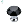 Crystal Handle Knob For Drawer Cabinet Door Diamond Shape Knob European Style Home Fitting Crystal Door Knobs And Handles