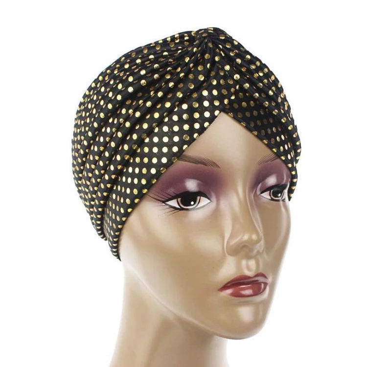 Luxury Dubai Turban Hair Accessory Bandana Hairband Print Chemo Cap ...