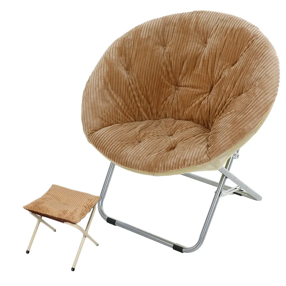 Genubi Saucer Chair Removable Cover Foldable Indoor Outdoor Genubi Saucer Chair Removable Cover