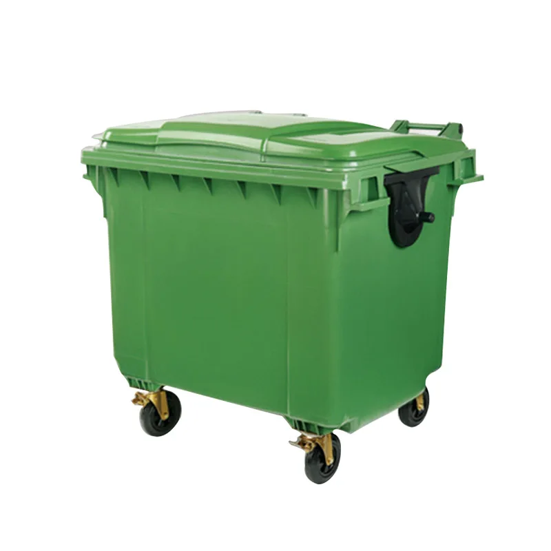 Wholesale garbage bin with wheel metal for Better Waste Management