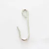 S Shaped Metal Plated Utility Hook 50PCS Per Bag 2.0x41MM Hanging S Hooks for Bathroom, Bedroom, Office and Kitchen