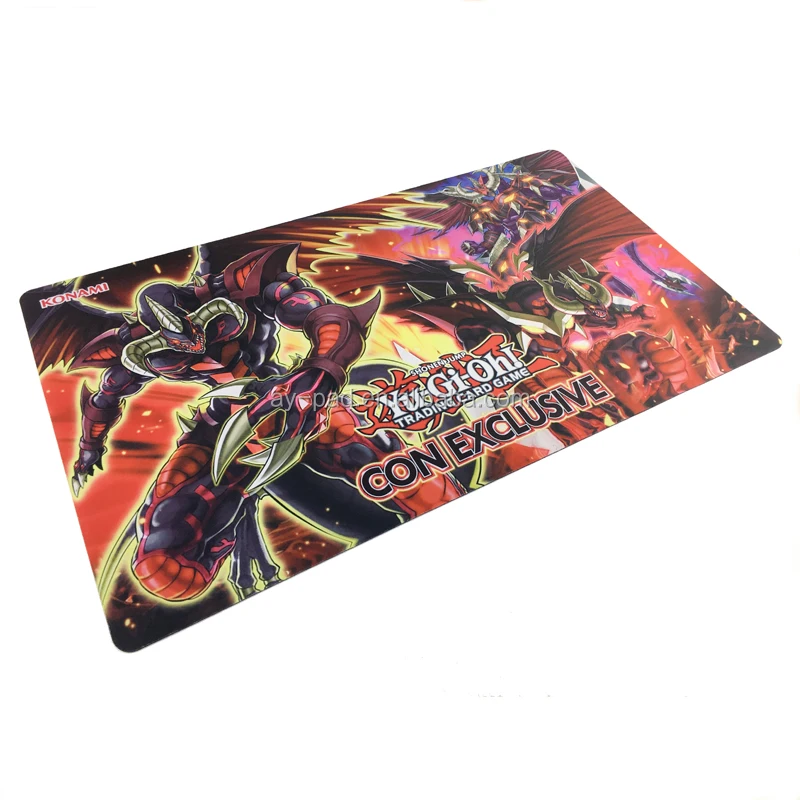 Custom Logo Waterproof Natural Rubber Yugioh Play Mat Tabletop Gaming