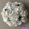 LFB780-white Luckygoods new arrival round shape artificial gate flower