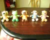 18cm cuddly promotional customized plush bear/monkey/tiger/frog/dog animal collection group toy with printed T-shirt(design 3)
