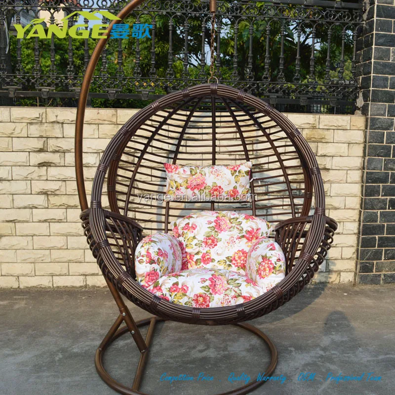 Rattan Hanging Chair Swing Egg Chair Round Swing Chair With Stand