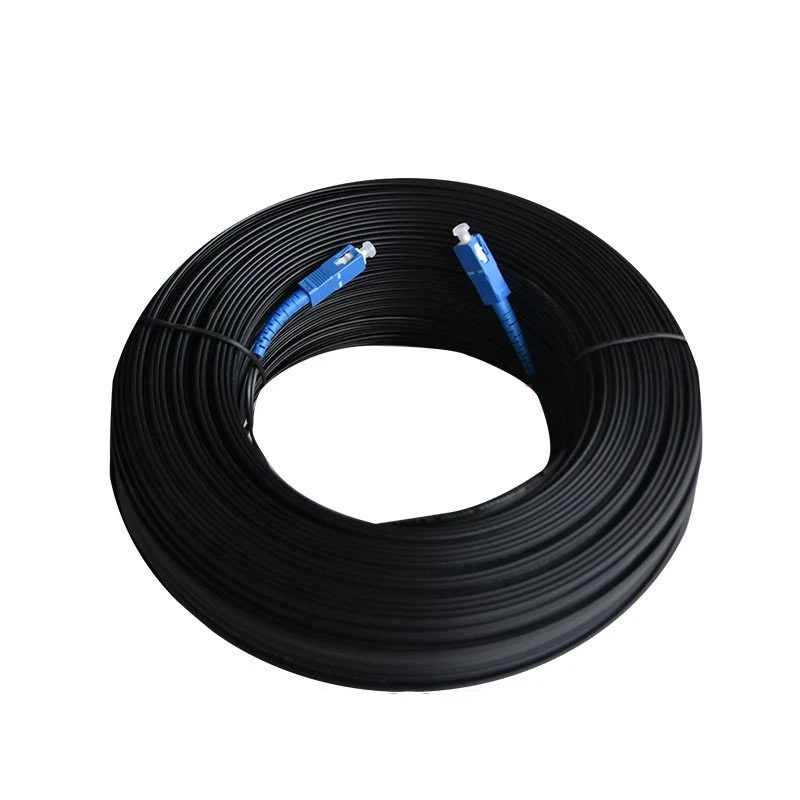 Ftth Fiber Optic Drop Cable Patch Cord Sc To Sc Simplex Single Mode Fiber Optic Jumper Sm Fiber 9658