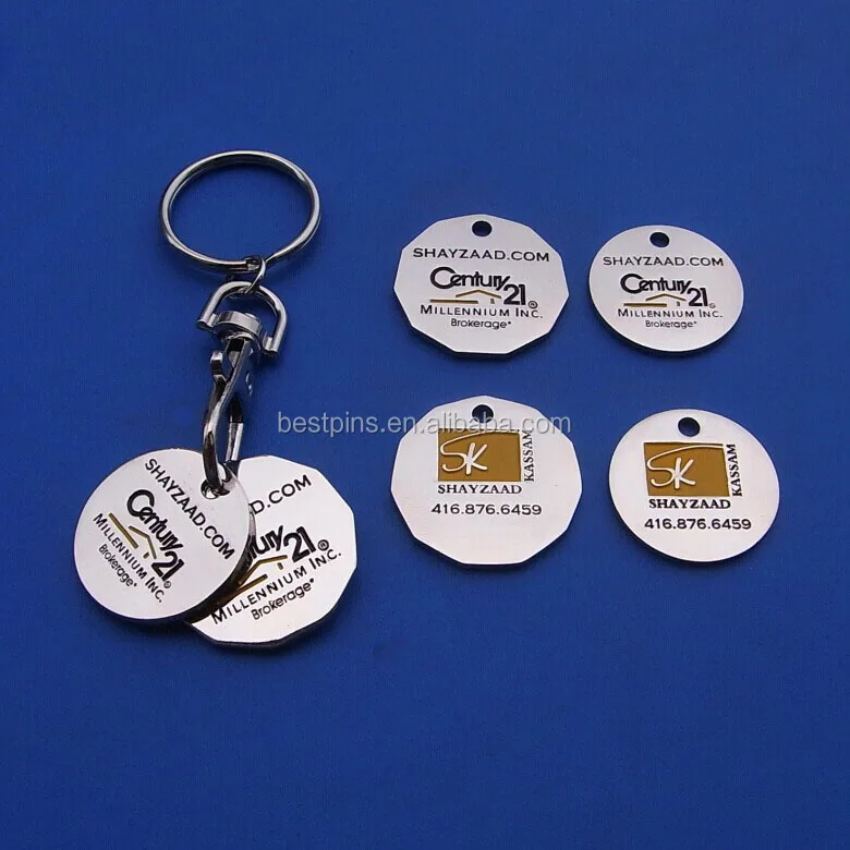 Engravable Brass Key Chain