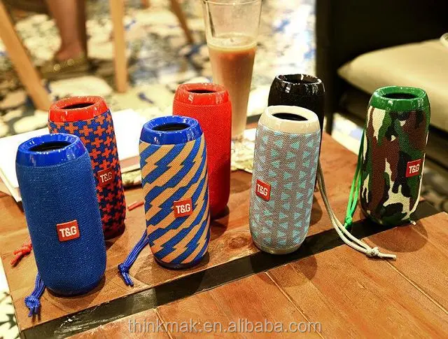 Hot Selling TG117 Fabric Speaker Brilliant Quality Sound Double Horn Multifunction HiFi Portable Wireless Speaker - ANKUX.COM