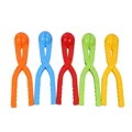 1Pcs Winter Snow Ball Maker Sand Mold Tool Snowball Fight Football Shape Snow Scoop Maker Clip