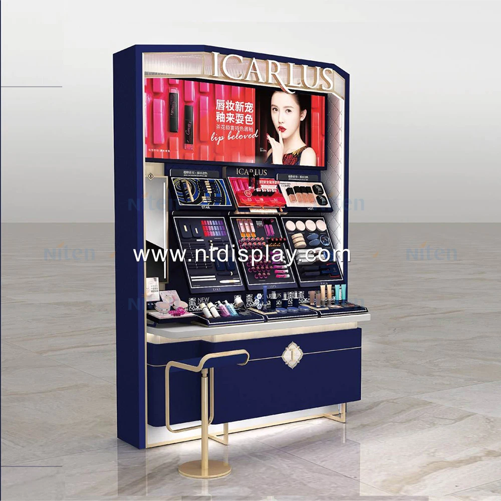 Good Sale Black Makeup Tester Cosmetic Display Stand Buy Makeup