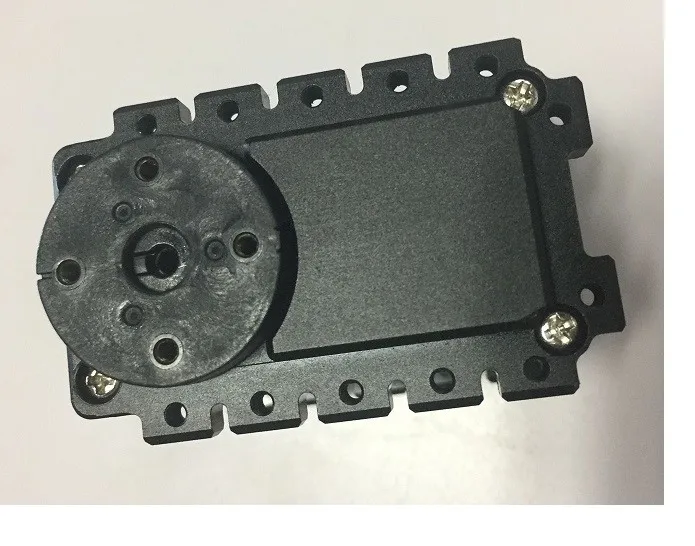 Engranaje de acero de alto esfuerzo de torsión Servo 12V 24V 380kg.cm robot brazo mecánico 0-360 grados