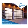 High Quality Transparent Sectional Glass Panel Garage Door