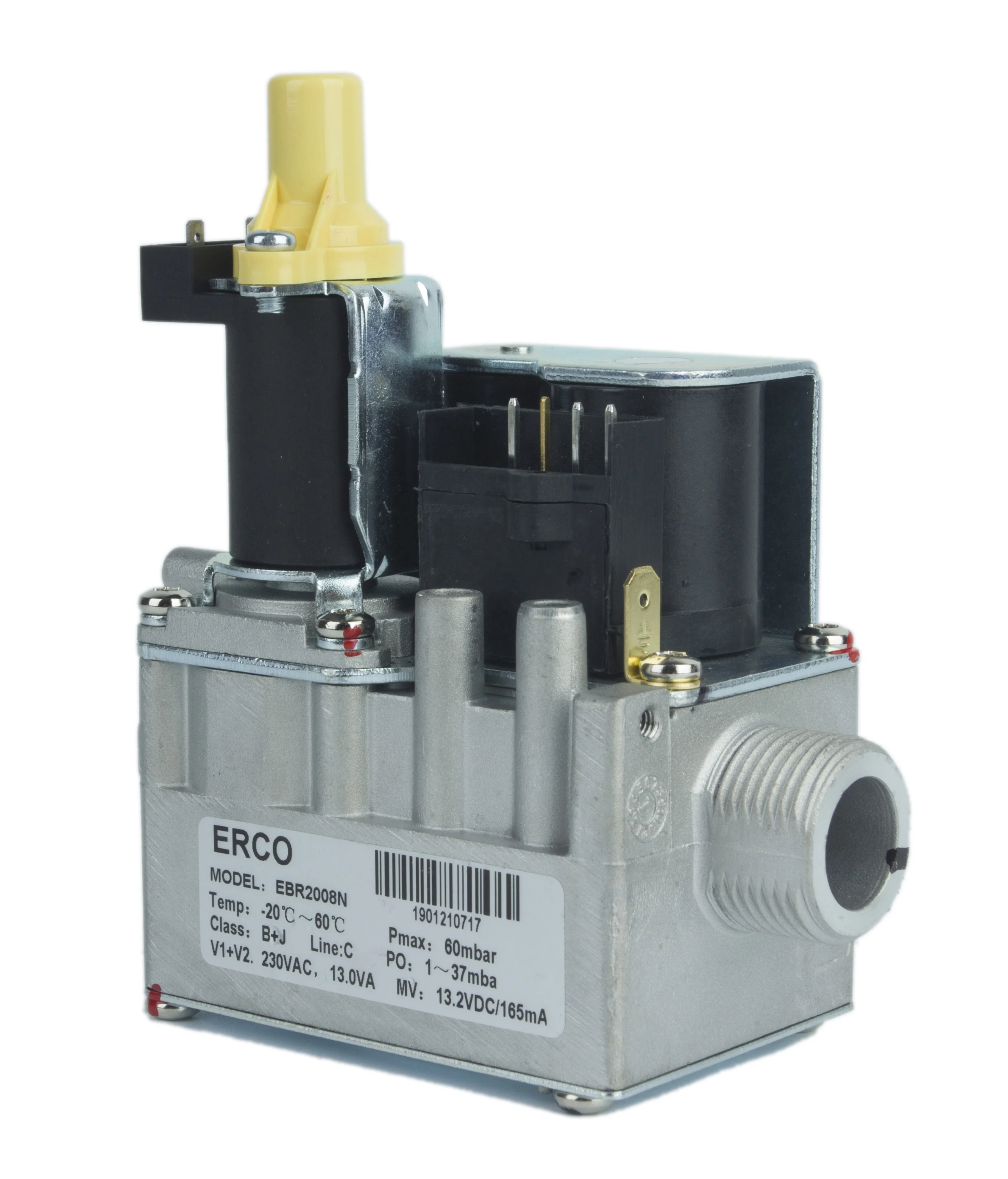
Combination proportional solenoid gas valve for wall hung boilers 