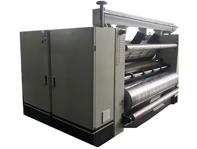 Single Facer For Corrugated Cardboard Making Machine