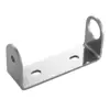 Stainless Steel Handrail Support Glass Holding Round Post Pipe Tube Mounting Adjustable Wall Metal Bracket