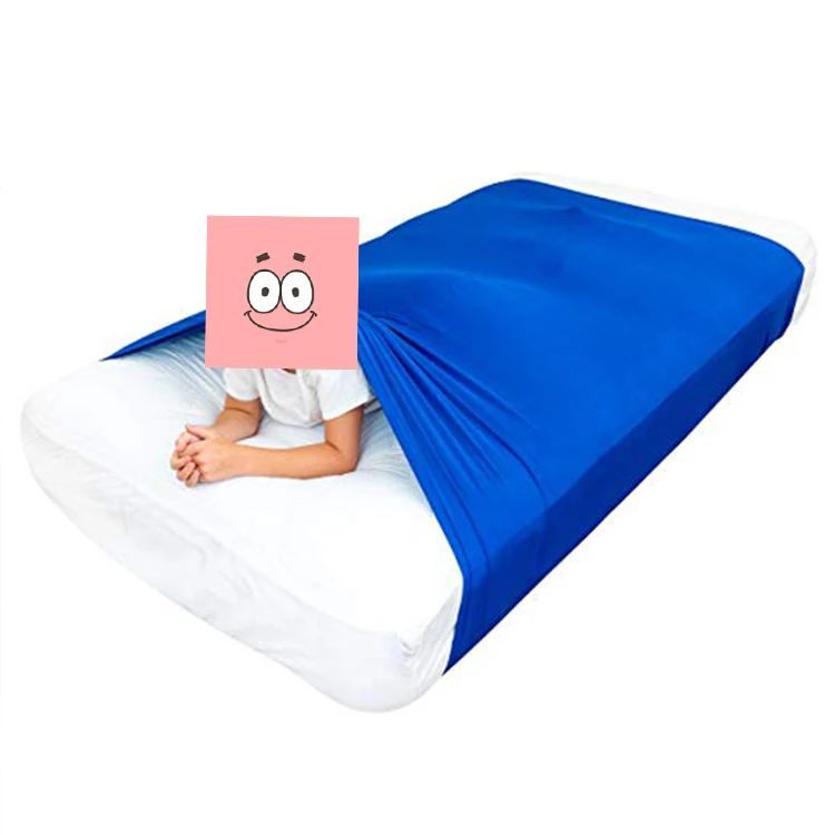 Weighted Blanket Alternative Breathable Sensory Compression Bed Sheet