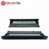 MT-4004 Fully Stocked 19 Inch Rack Mount Type 1U 50 Port Cat3 RJ11 Telephone Patch Panel With Dual IDC