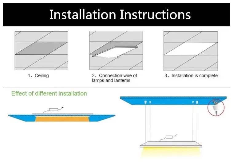 60x60 led panel light