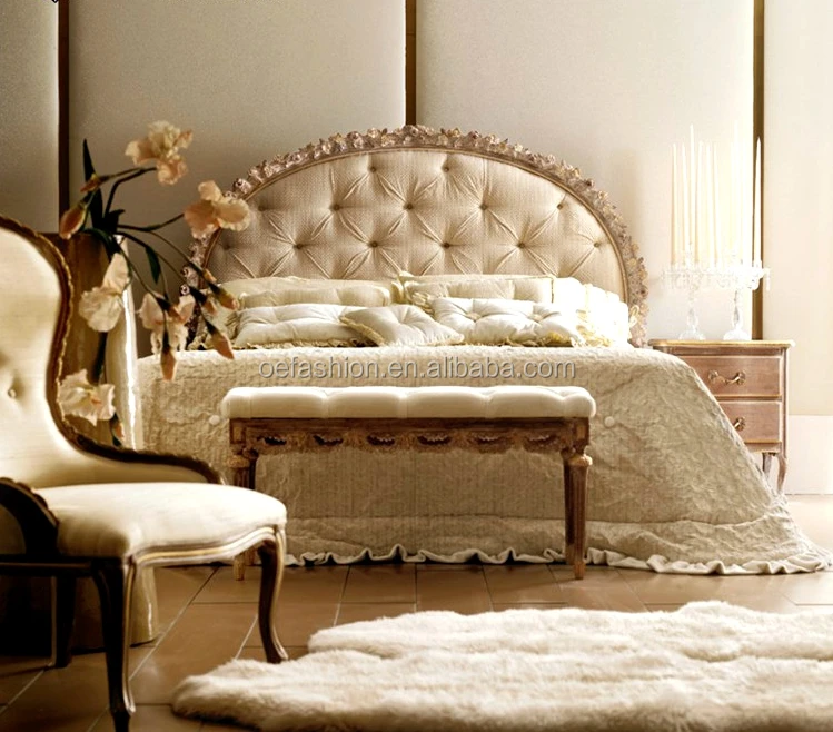 Luxury Modern Italian Style Hotel Bed Sheets New Double Bed Design