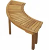 MSH-wg020 Curved Fir Wood Garden Bench Campfire Patio Slatted Seat Lawn Furniture