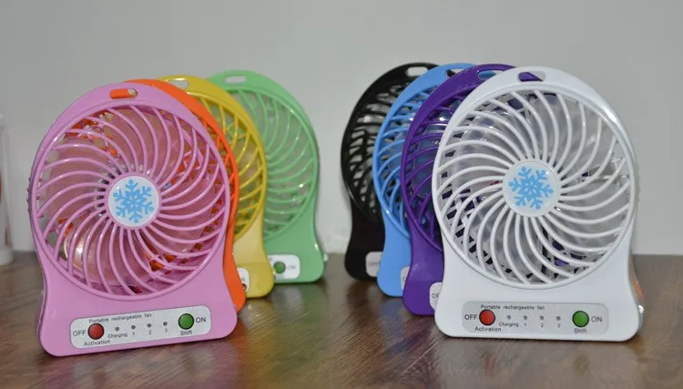 2019 hot-sale box fan wholesale portable rechargeable battery USB mini electric handy fan