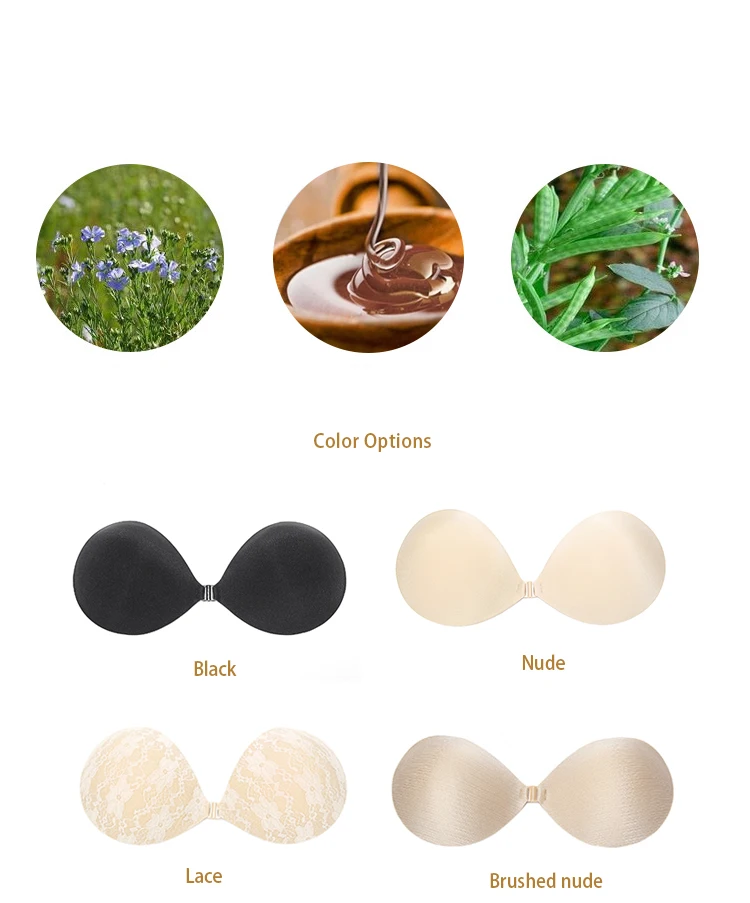 Ultimate Boost Invisible Silicone Self Adhesive Bra For Backless Dress