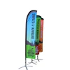 Lightness Toughening Custom Banner Teardrop Beach Lgbt Flag Logo Printed