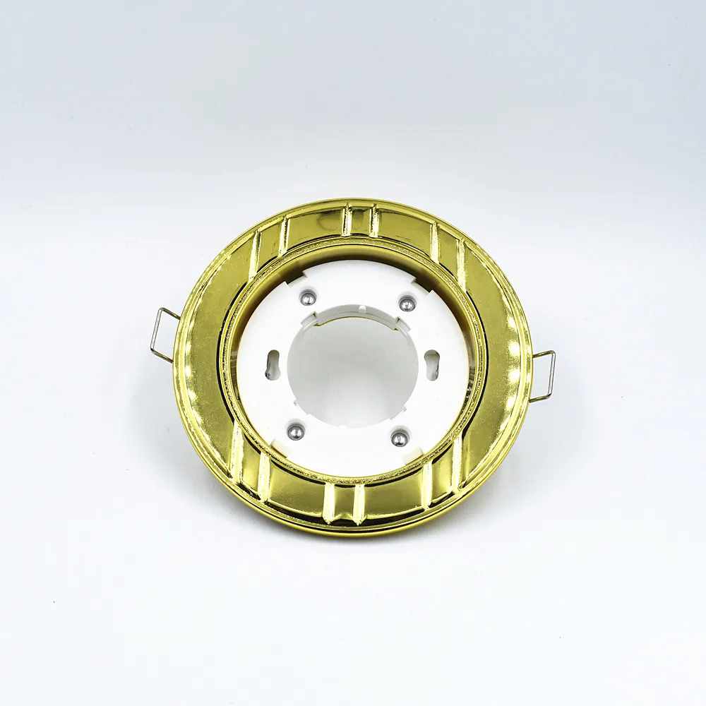 Tranditional led ceiling down light GX53 lighting housing gold downlight base fixture