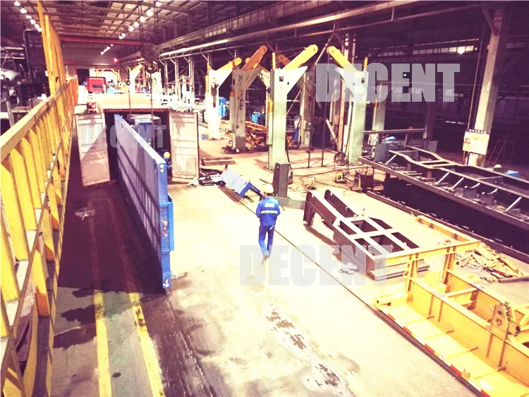 3 Axle good new 40ft flatbed Container Semi Trailer for sale