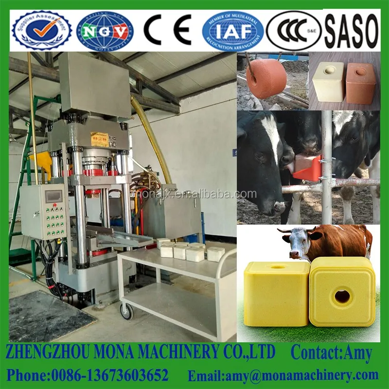 Automatic Dairy Cow Or Sheep Mineral Salt Block Press Machine Salt Lick
