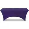 New arrival hot selling rectangle 6ft table cloth spandex for event