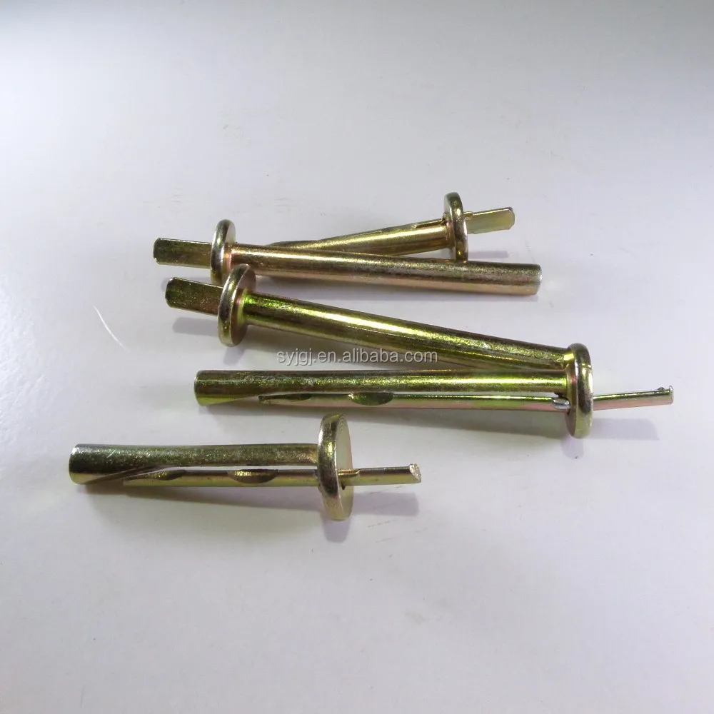 Carbon Steel Floor Expansion Anchor Bolt M14 With 4pcs Floor Anchor