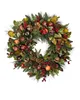 high quality artificial Christmas Flower Candle Ring /Wreath
