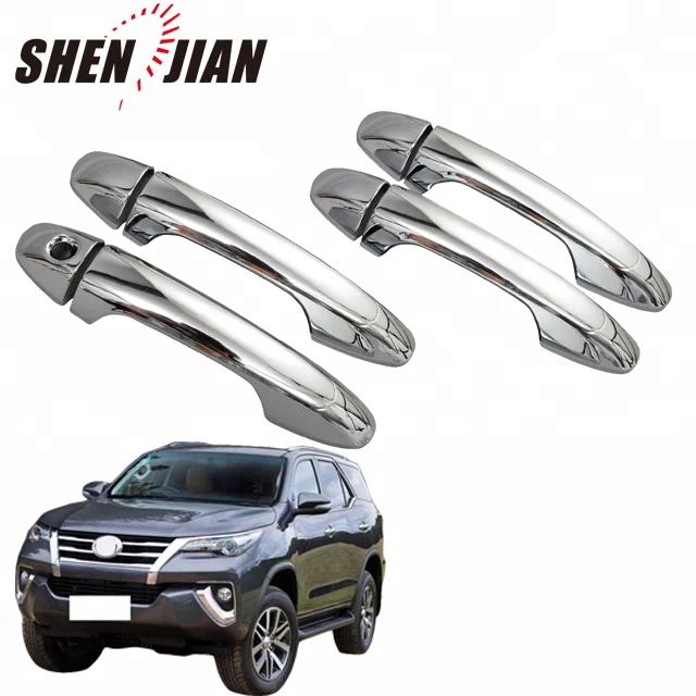 Chrome car door handle bowl cover for Toyota 2015 fortuner