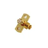 Right Angle 2 holes Flanges Mount Female RF Coaxial Connector SMP