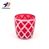 Factory manufacture cheap clear glass candle holders
