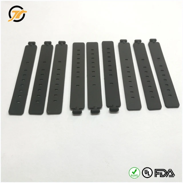 Oem Cheap Custom Elastic Band Molded Adjustable Silicone Rubber Strap