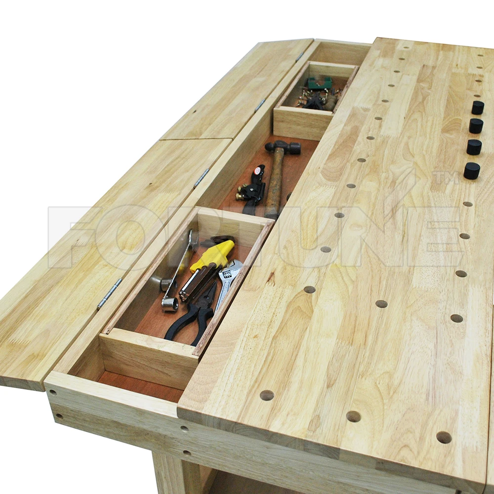 Height Quality Woodworking Wooden Workbench With Drawers Buy