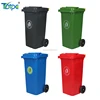 2 Wheeled 100 Liter Stackable Storage Bin Plastic Rubbish Bin Dust Bin