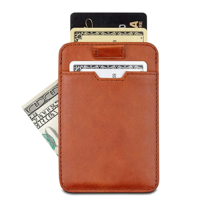 Slim Rfid Front Credit Card Pocket Wallet Minimalist Secure Thin Credit ...