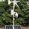 Wind hybrid Solar power 4G 3G sim card ptz ip camera cctv security system with Alarm 1T harddisk