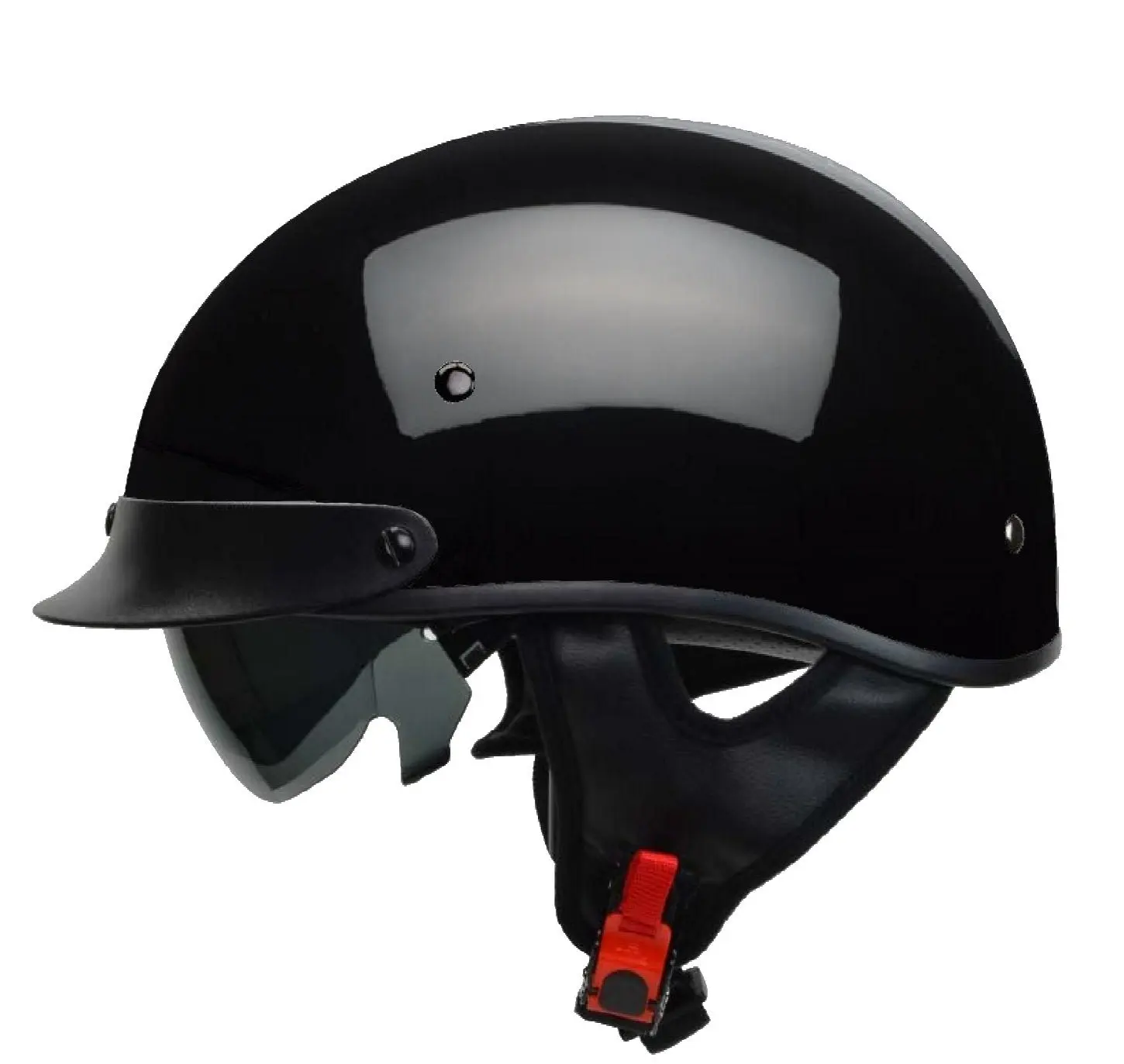 Buy Vega Helmets Warrior Motorcycle Half Helmet with Sunshield for Men