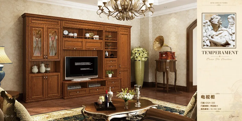 Gran Oferta De China Armario De Tv De Madera Maciza,Nuevo Modelo