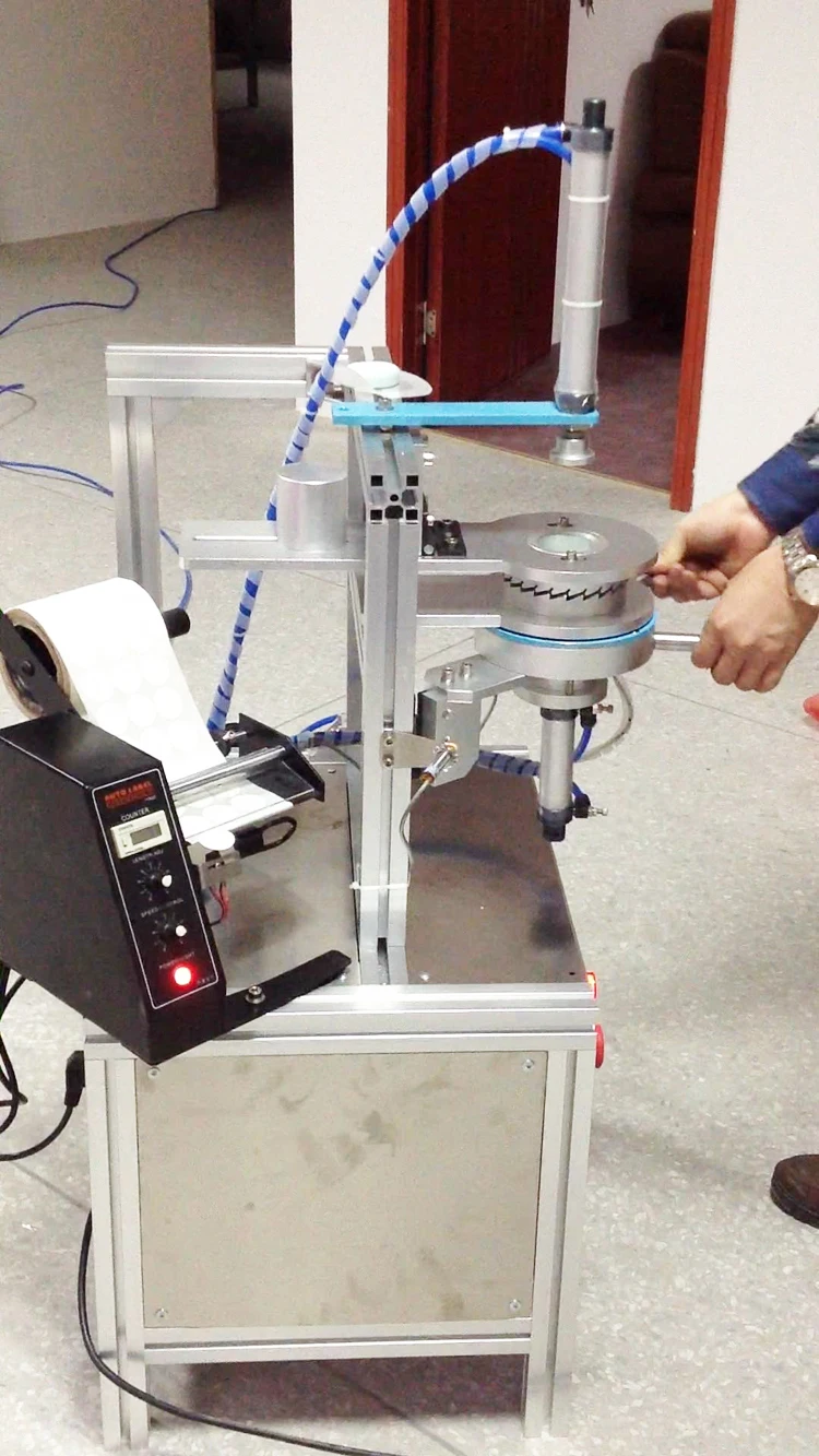 Semi Automatic Pleated Round Soap Packing Machine/ Hotel Soap Pearl