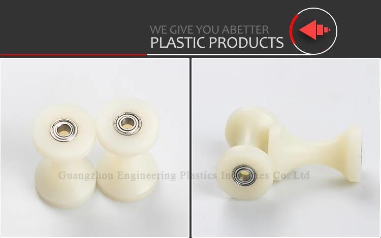 Guangzhou Engineering plastic custom made Delrin POM plastic pulley