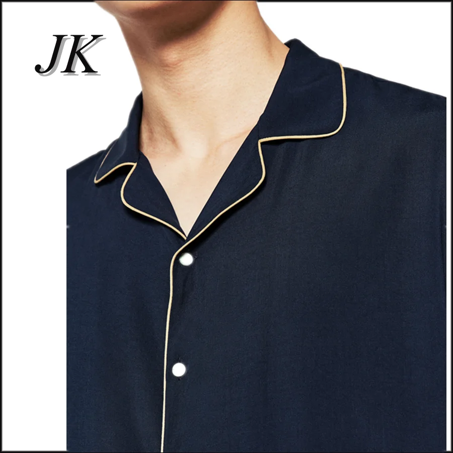 mens lapel shirt